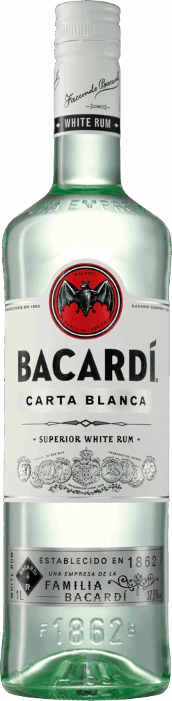 Bacardi Carta Blanca Superior 37,5% 1,0l