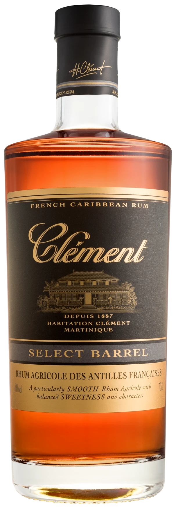 Clement Rhum Vieux Select Barrel 40% 0,7l 1 Clement Rhum Vieux Select Barrel 40% 0,7l