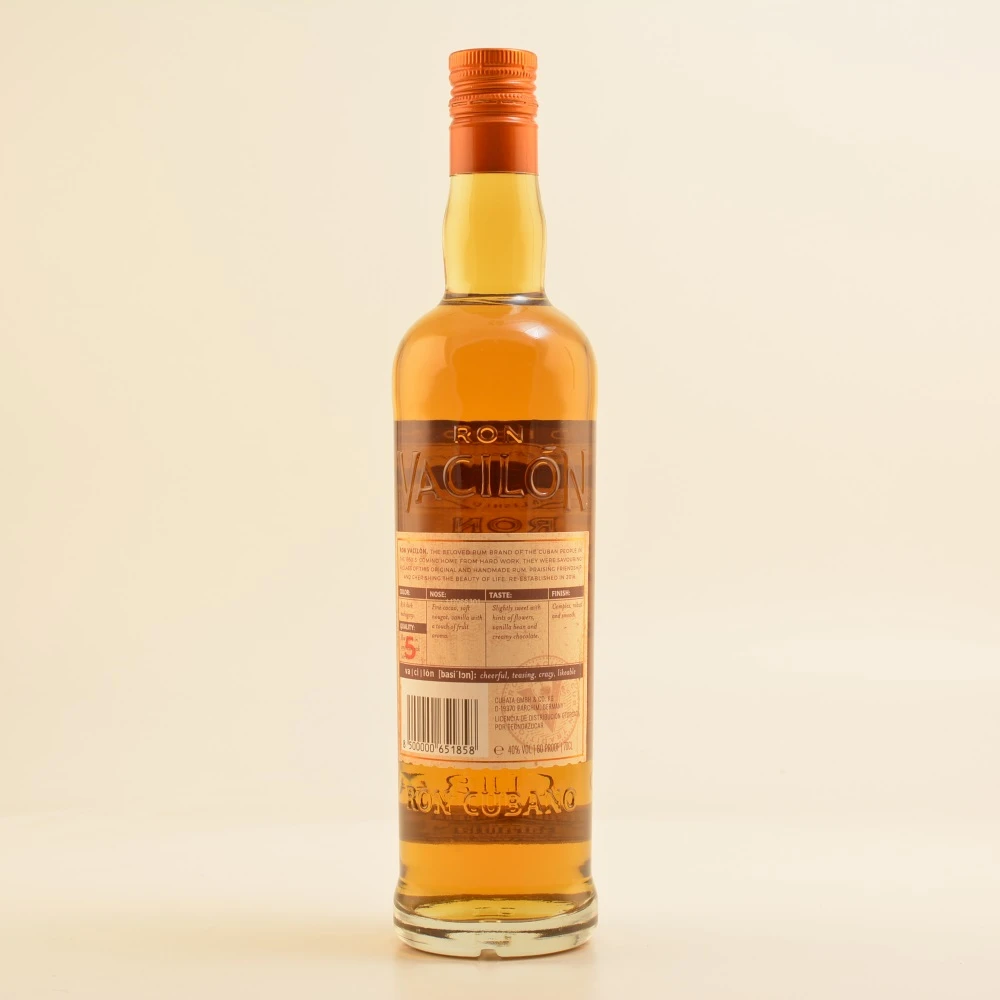 Ron Vacilon Anejo 5 Anos Rum 40% 0,7l 4 Ron Vacilon Anejo 5 Anos Rum 40% 0,7l – Bild 4