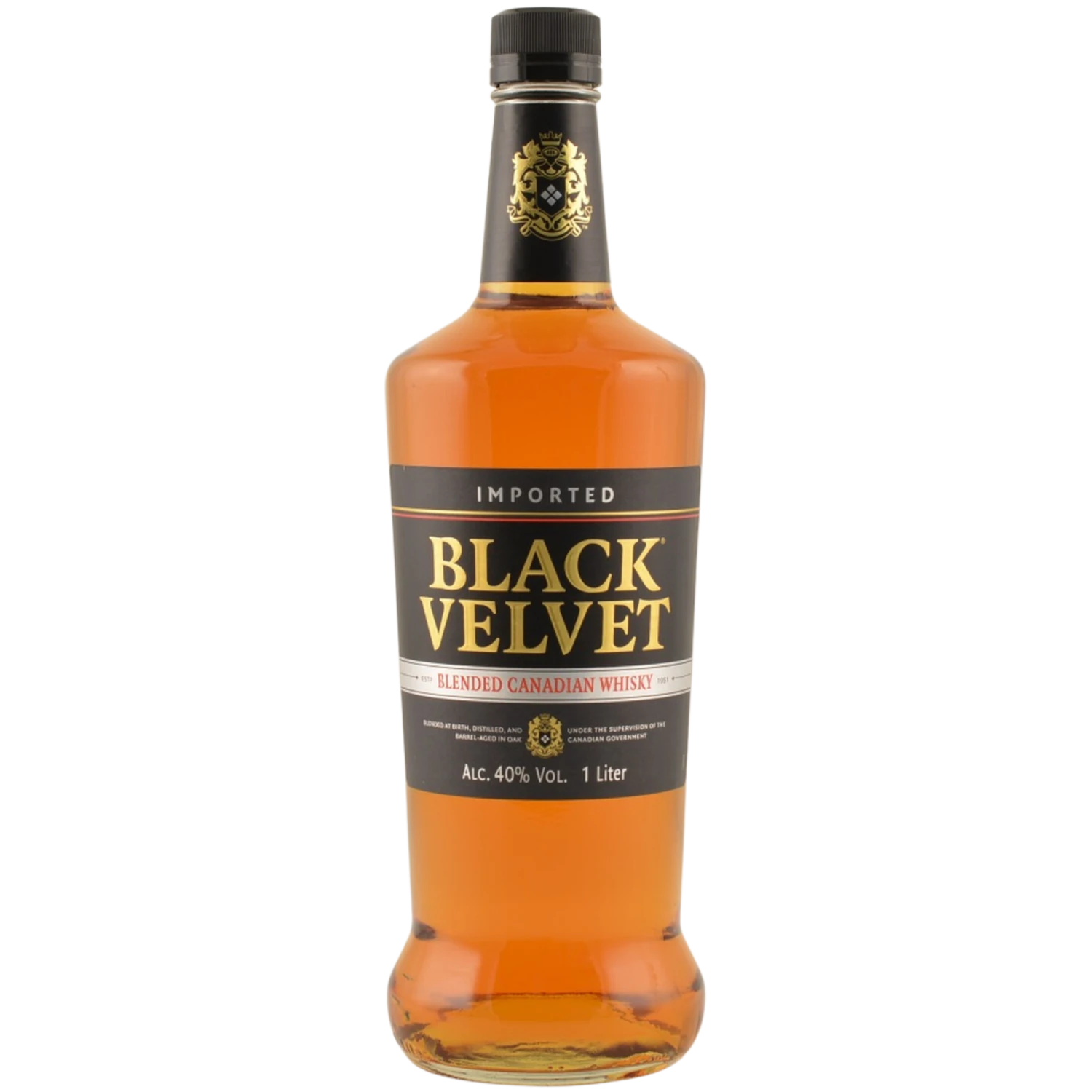 Black Velvet Canadian Whisky 40% 1,0l 1 Black Velvet Canadian Whisky 40% 1,0l