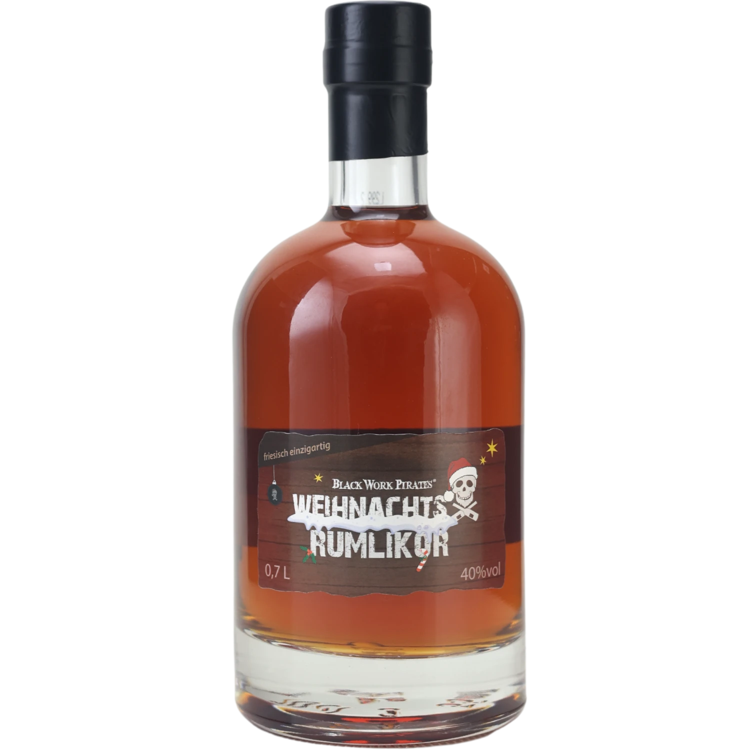 Black Work Pirates Weihnachts Rumlikör 40% 0,7l 1 Black Work Pirates Weihnachts Rumlikör 40% 0,7l
