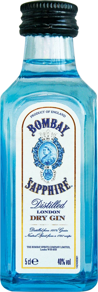 Bombay Sapphire Gin MINI 40% 0,05l 1 Bombay Sapphire Gin MINI 40% 0,05l