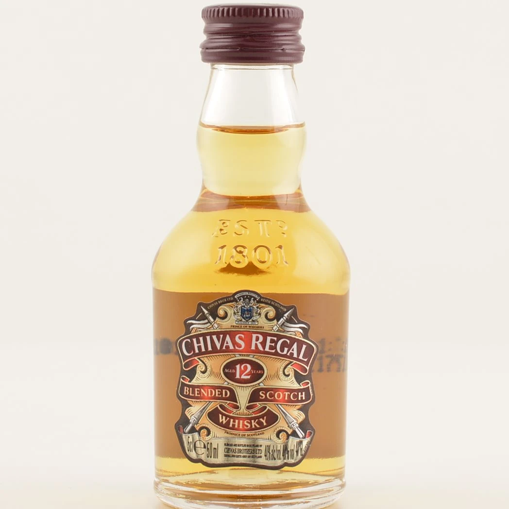 Chivas Regal 12 Jahre Whisky MINI 0,05l 2 Chivas Regal 12 Jahre Whisky MINI 0,05l – Bild 2