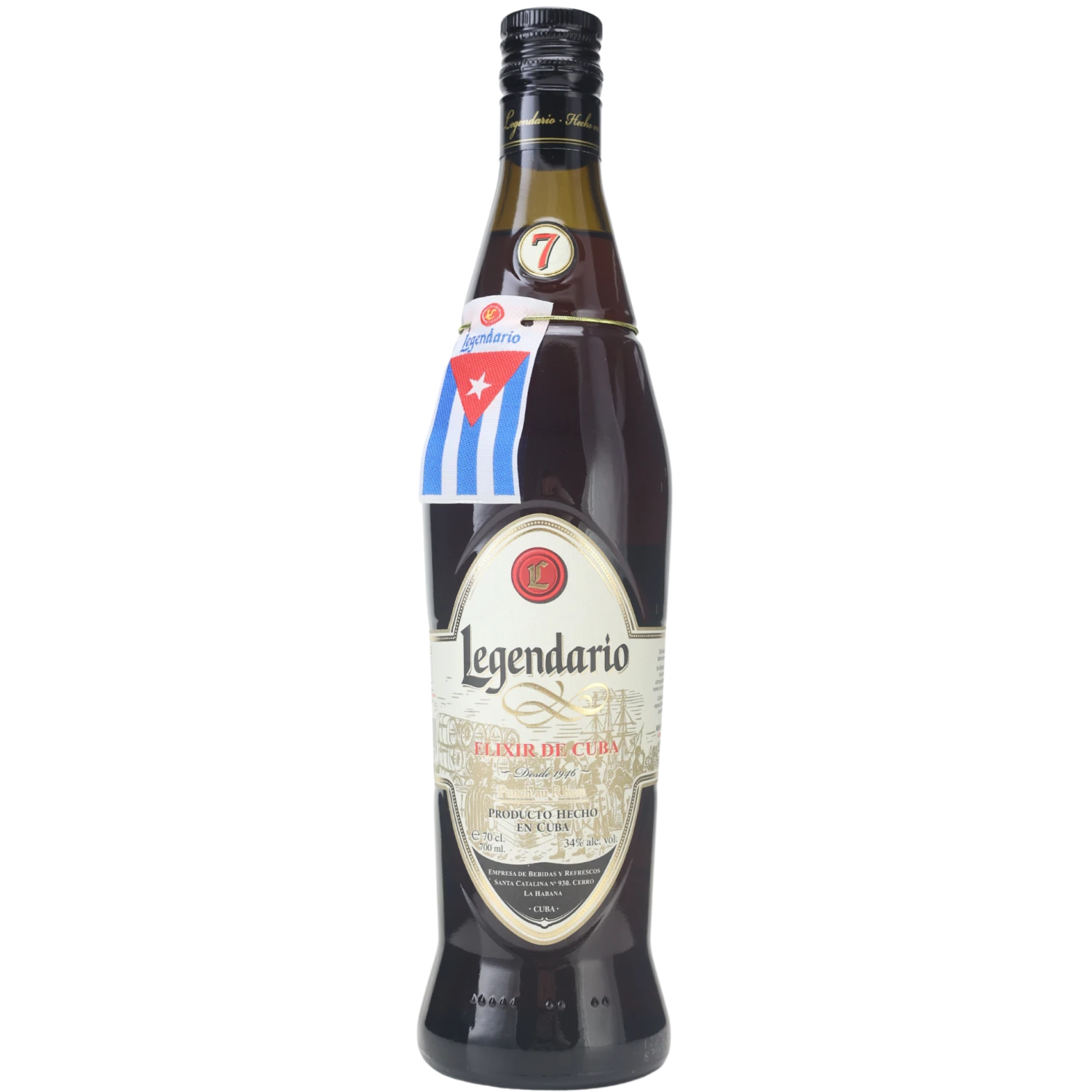 Legendario Elixir De Cuba 34% 0,7l 1 Legendario Elixir De Cuba 34% 0,7l