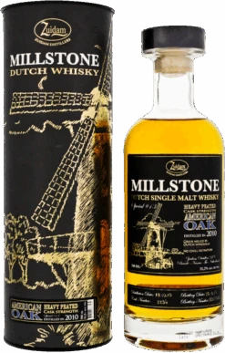 Zuidam Millstone Single Malt Whisky Heavy Peated American Cask - Cask Strength 51,2% 0,7l