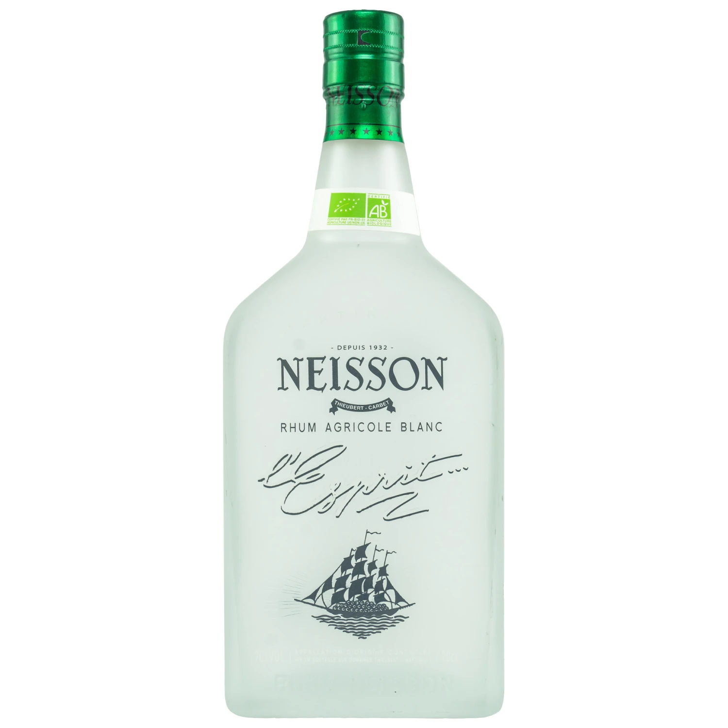 Neisson L'Esprit Rhum Agricole Blanc 70,0% 0,7l 1 Neisson L'Esprit Rhum Agricole Blanc 70,0% 0,7l
