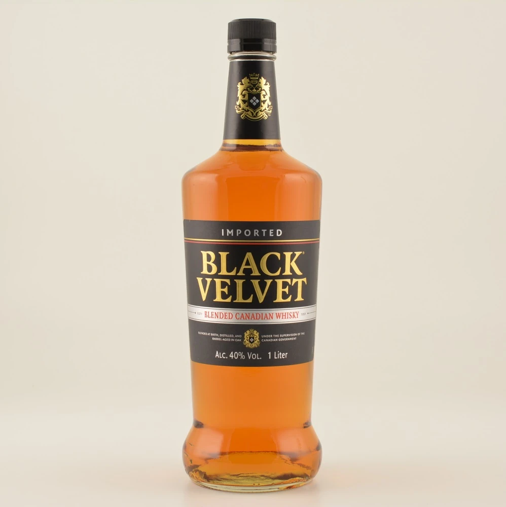Black Velvet Canadian Whisky 40% 1,0l 3 Black Velvet Canadian Whisky 40% 1,0l – Bild 3