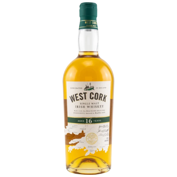 West Cork 16 Jahre Single Malt Whiskey 40% 0,7l 1 West Cork 16 Jahre Single Malt Whiskey 40% 0,7l