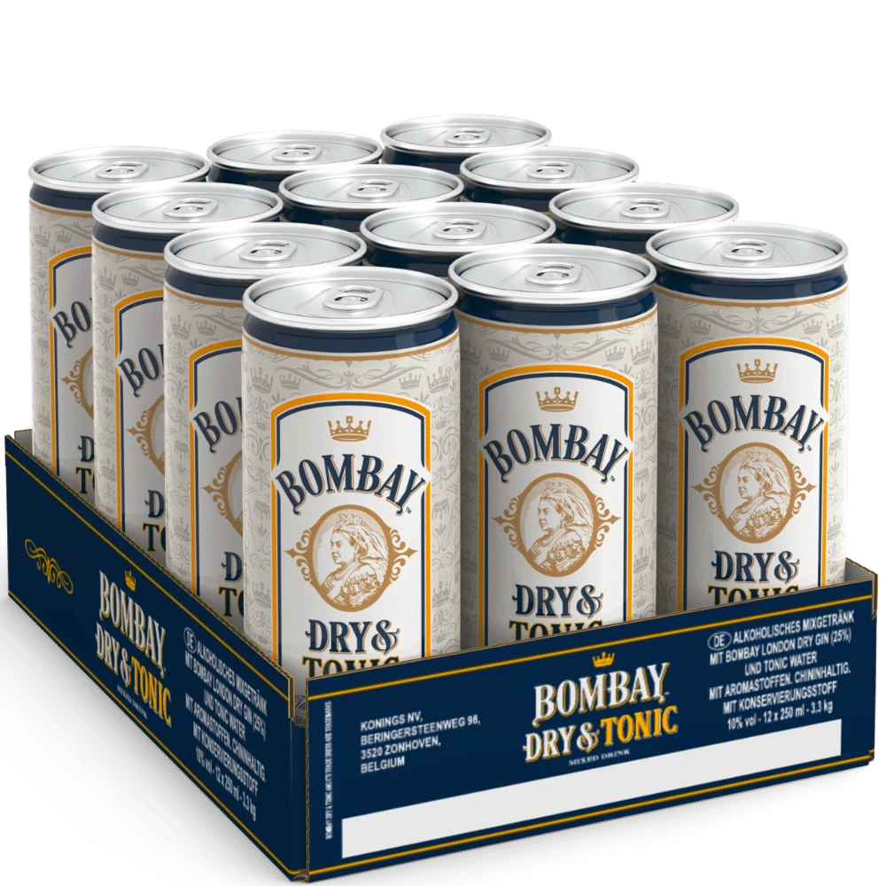 Bombay Dry & Tonic 10% 12x0,25l Dose 1 Bombay Dry & Tonic 10% 12x0,25l Dose