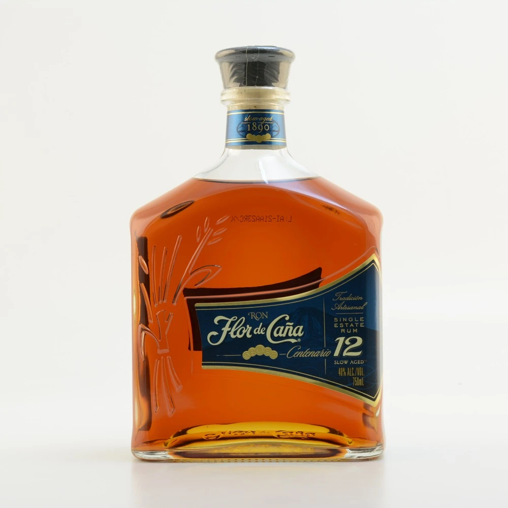 Flor De Cana 12 Jahre Centenario 40% 0,7l 2 Flor De Cana 12 Jahre Centenario 40% 0,7l – Bild 2