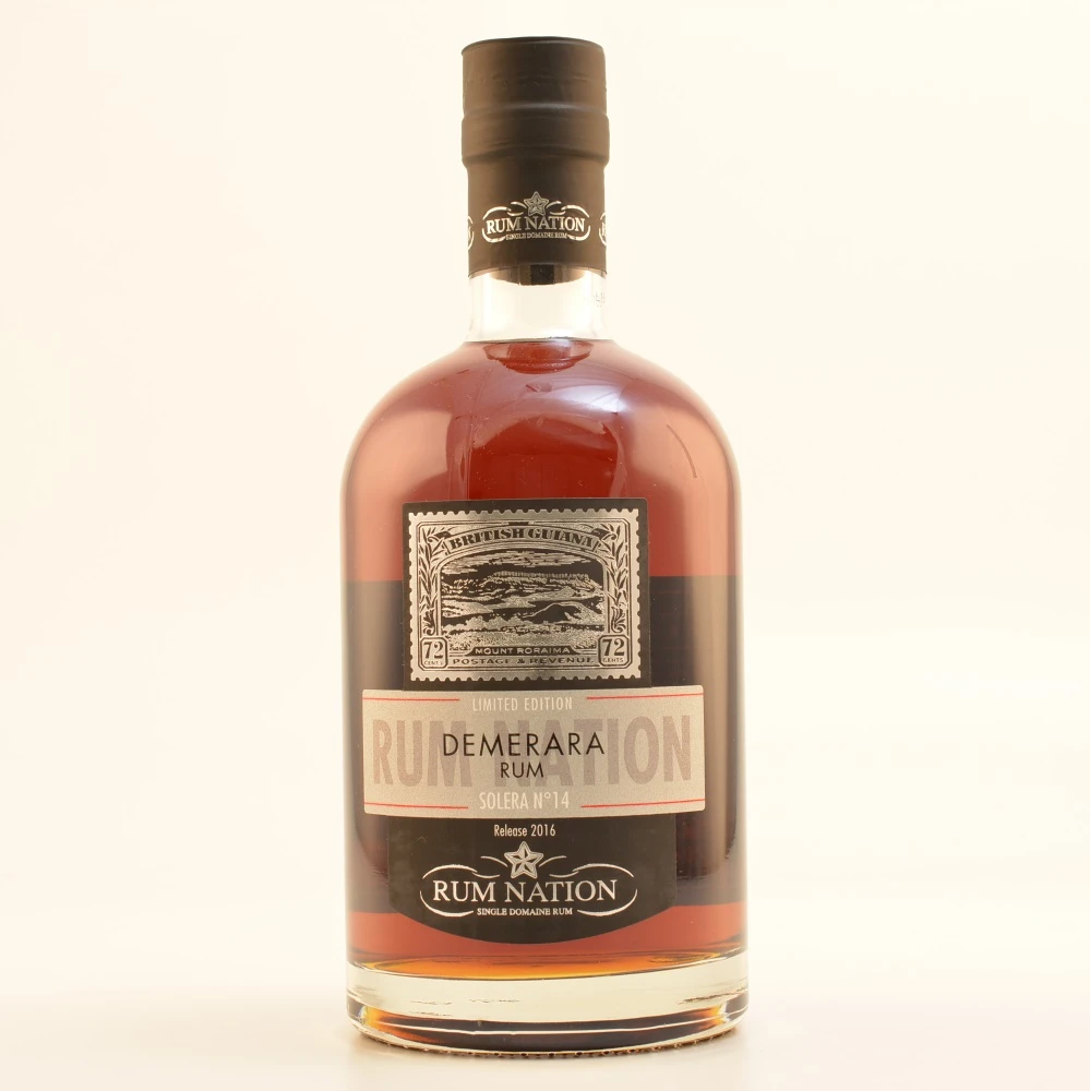 Rum Nation Demerara Solera No.14 40% 0,7l 2 Rum Nation Demerara Solera No.14 40% 0,7l – Bild 2