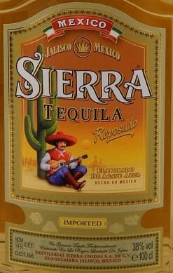 Sierra Tequila Reposado 38% 1,0l 5 Sierra Tequila Reposado 38% 1,0l -Hochwertige Spirituosenläden 297632 Product c533