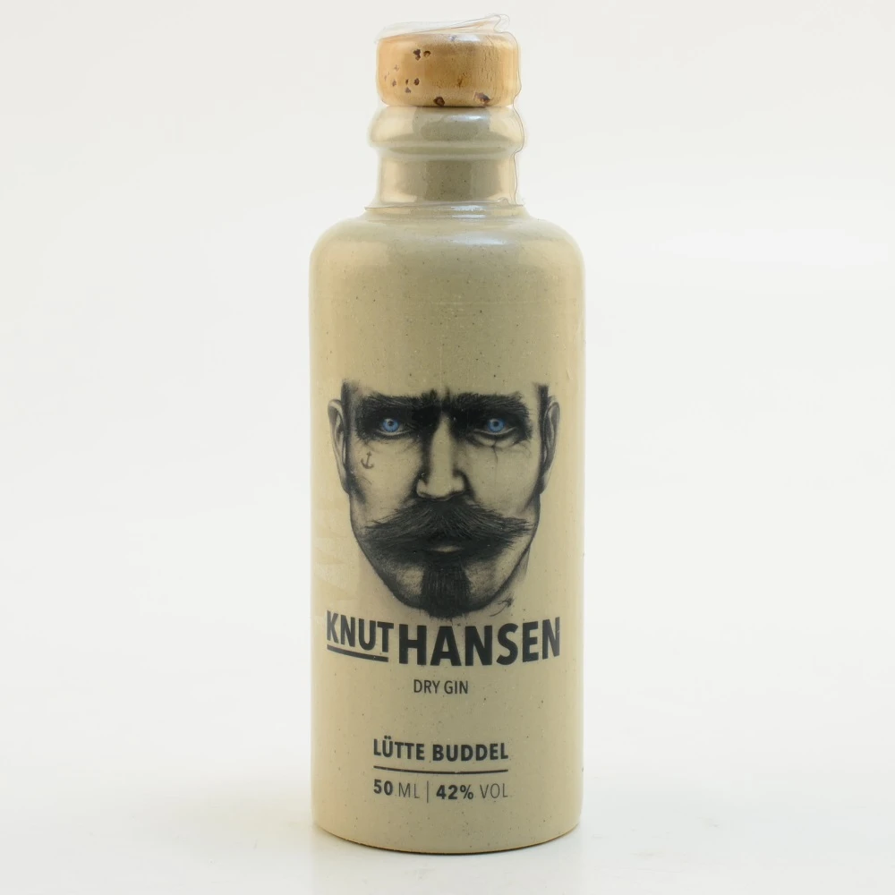 Knut Hansen Dry Gin Mini 42% 0,05l 2 Knut Hansen Dry Gin Mini 42% 0,05l – Bild 2