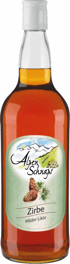 Alpenschnaps Steinbeisser Zirbe 30% 1,0l