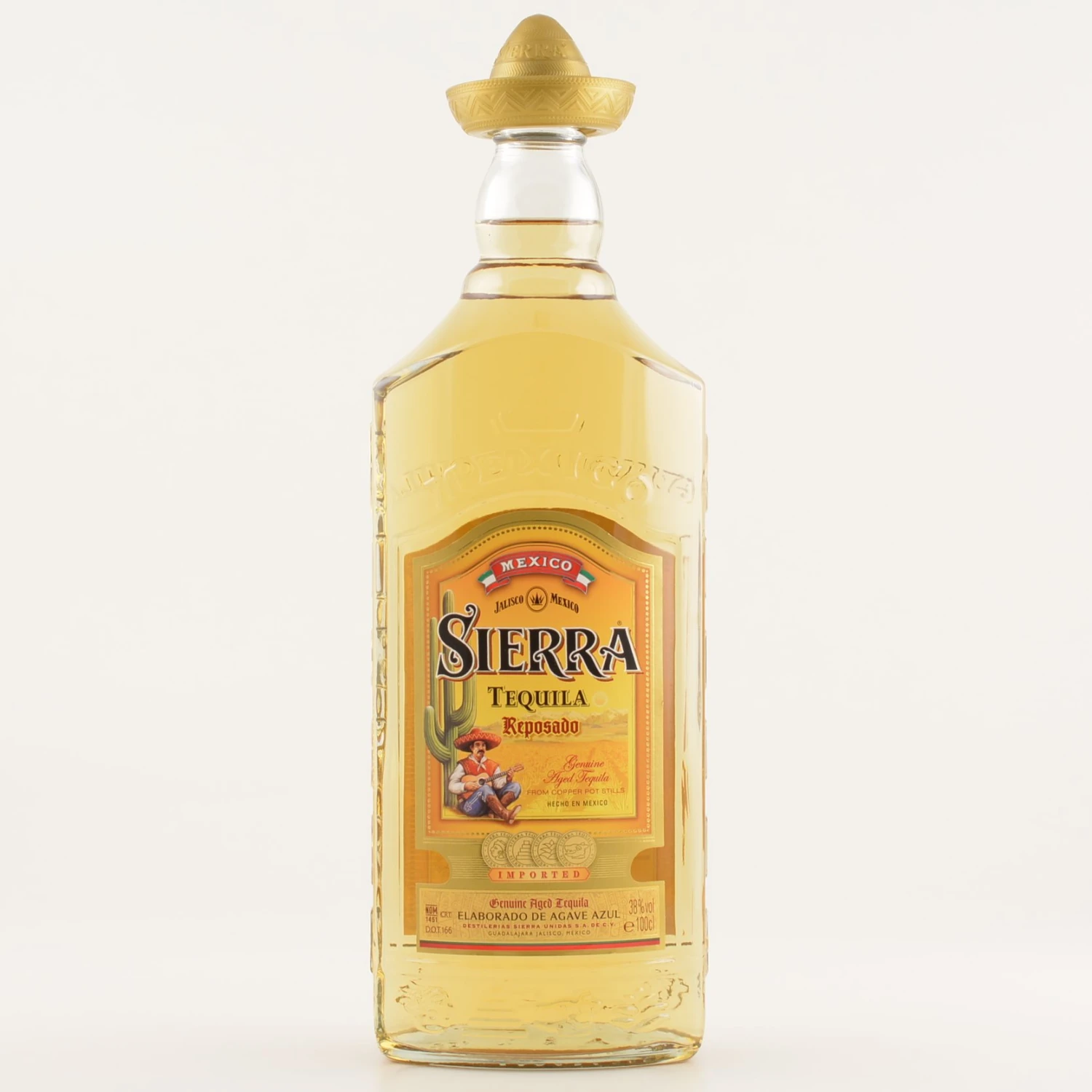 Sierra Tequila Reposado 38% 1,0l 1 Sierra Tequila Reposado 38% 1,0l