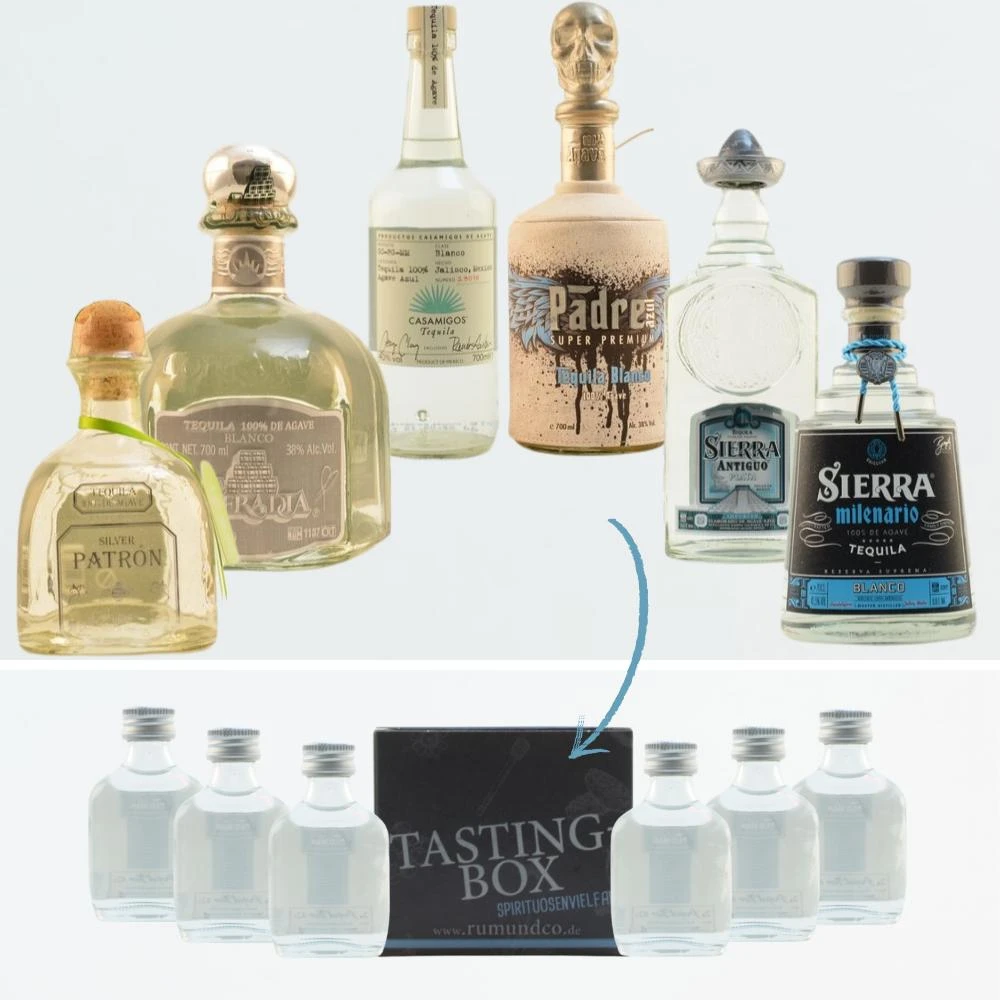 Tequila Tasting Set: Kenner Box Nr.2 6x0,02l 1 Tequila Tasting Set: Kenner Box Nr.2 6x0,02l