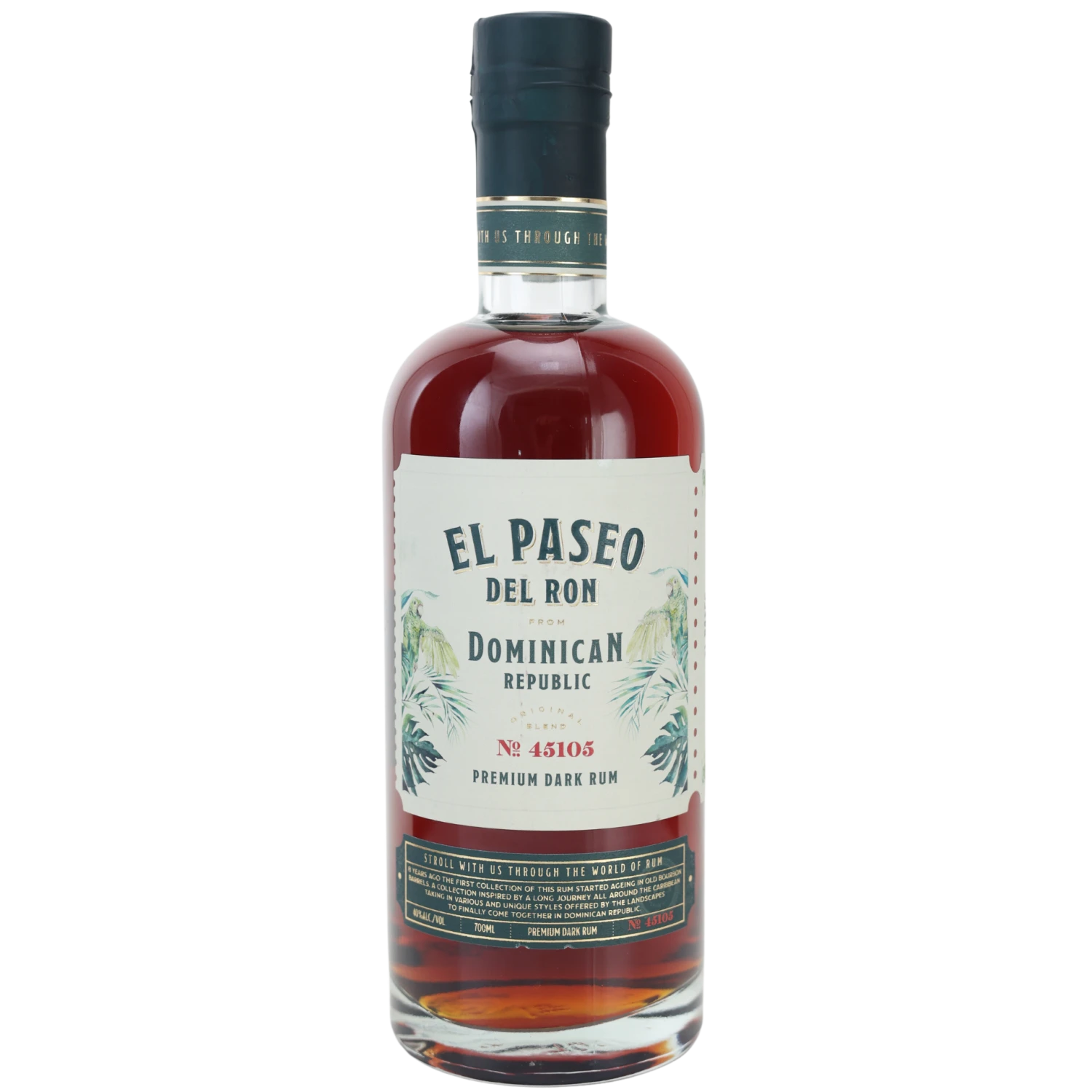 El Paseo Del Ron Premium Dark Rum 40% 0,7l 1 El Paseo Del Ron Premium Dark Rum 40% 0,7l