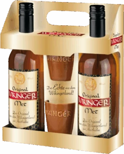 Doppelter Wikinger Met 2 Fl. Met á 11% 0,7l + 2 Met Tonbecher