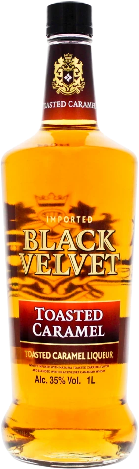 Black Velvet Toasted Caramel Whiskey-Likör 35% 1,0l 1 Black Velvet Toasted Caramel Whiskey-Likör 35% 1,0l