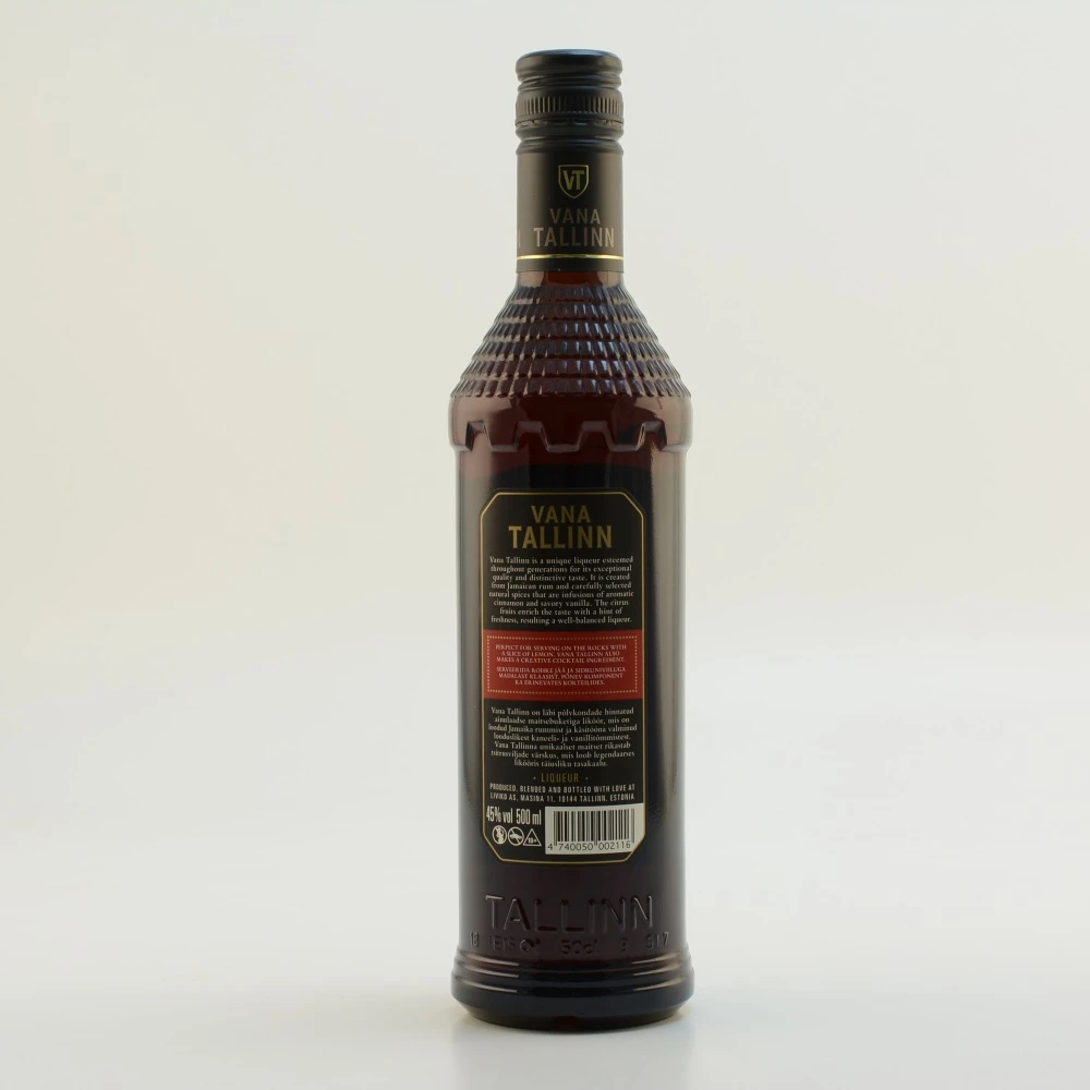 Vana Tallinn Likör 45% 0,5l 5 Vana Tallinn Likör 45% 0,5l – Bild 5