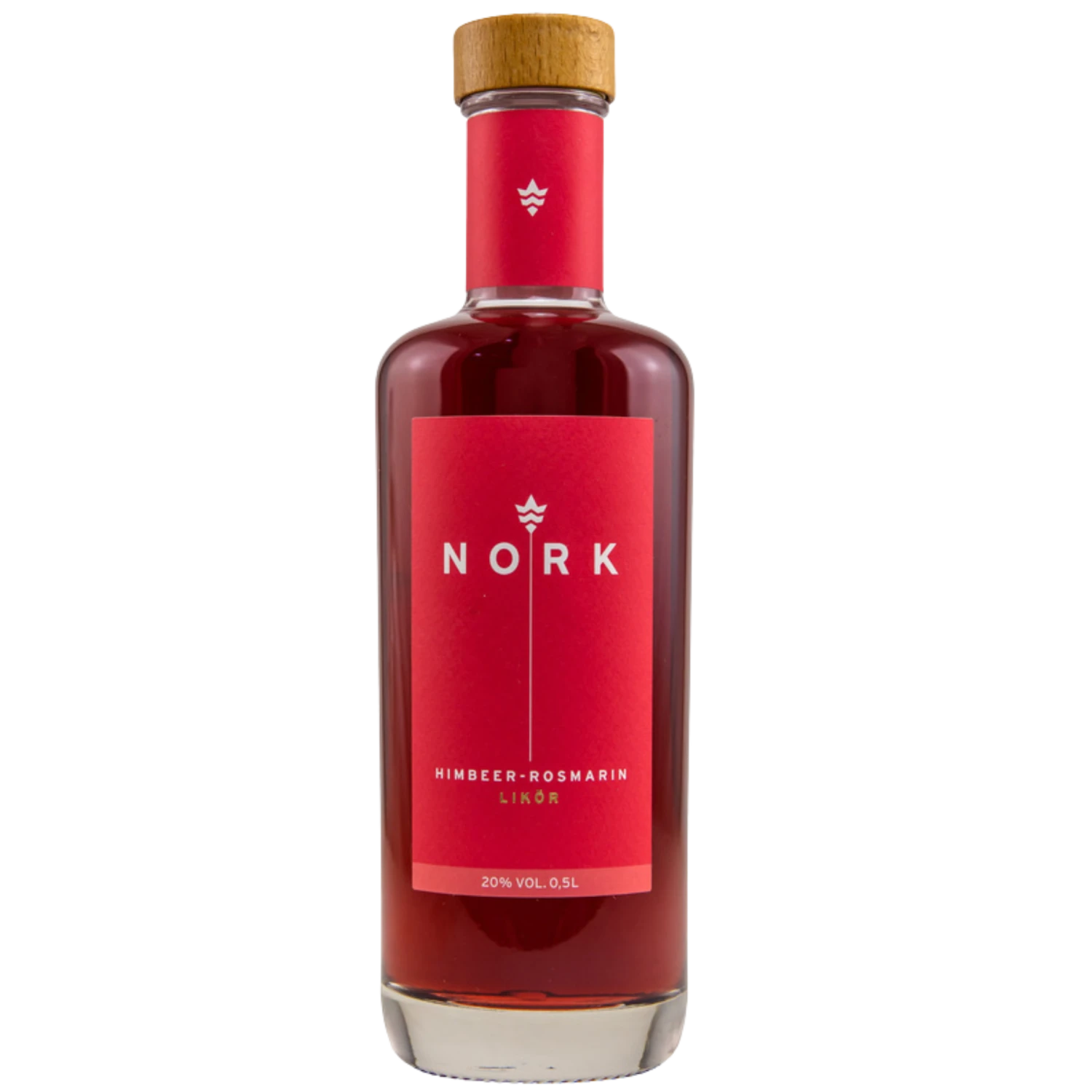 NORK Himbeer-Rosmarin Likör 20% 0,5l 1 NORK Himbeer-Rosmarin Likör 20% 0,5l