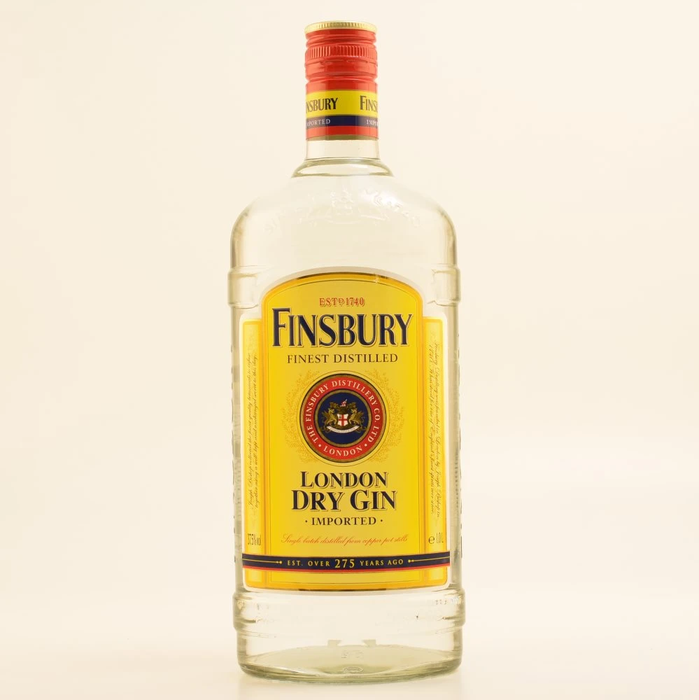 Finsbury London Dry Gin 37,5% 1,0l 2 Finsbury London Dry Gin 37,5% 1,0l – Bild 2