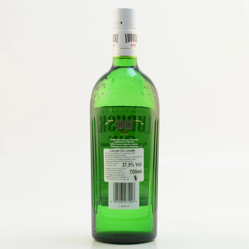 Lubuski Gin Lime 37,5% 0,5l 6 Lubuski Gin Lime 37,5% 0,5l – Bild 6