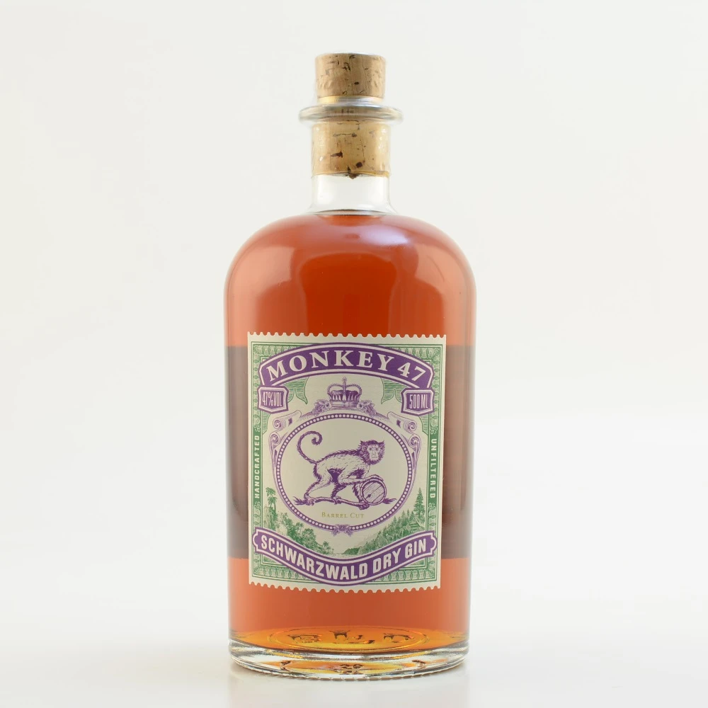 Monkey 47 Barrel Cut Gin 47% 0,5l 1 Monkey 47 Barrel Cut Gin 47% 0,5l