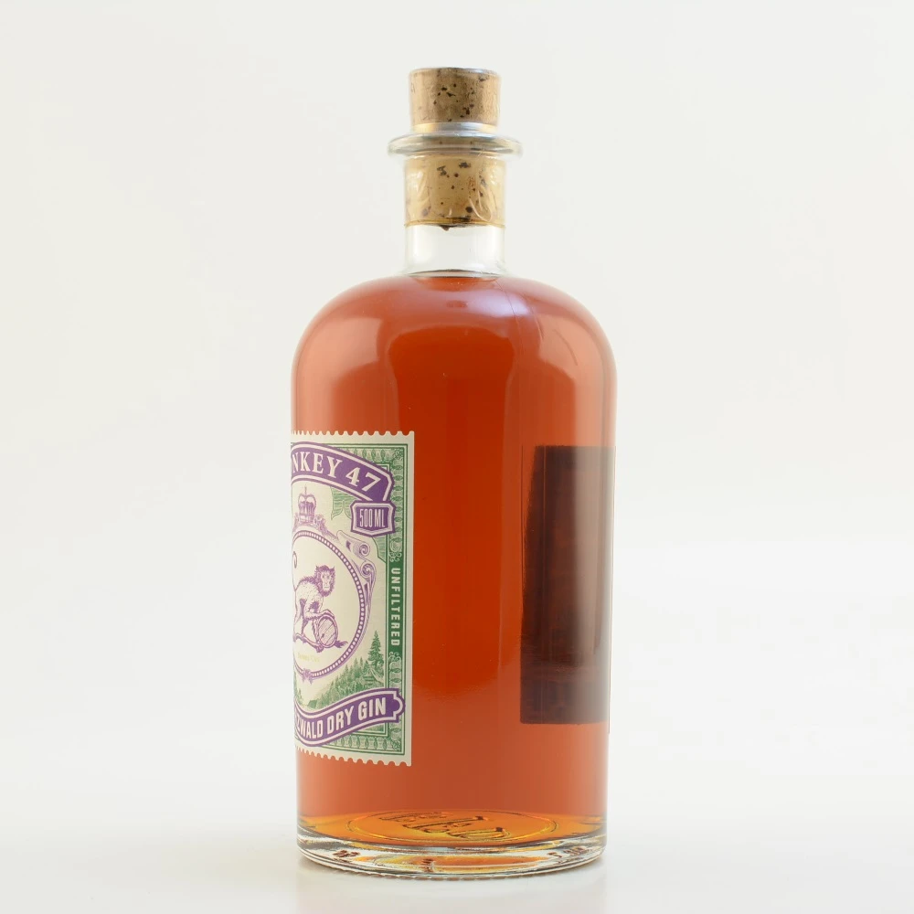 Monkey 47 Barrel Cut Gin 47% 0,5l 2 Monkey 47 Barrel Cut Gin 47% 0,5l – Bild 2