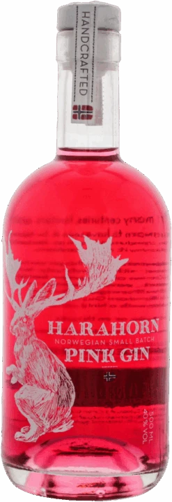 Harahorn Norwegian Pink Gin 40% 0,5l