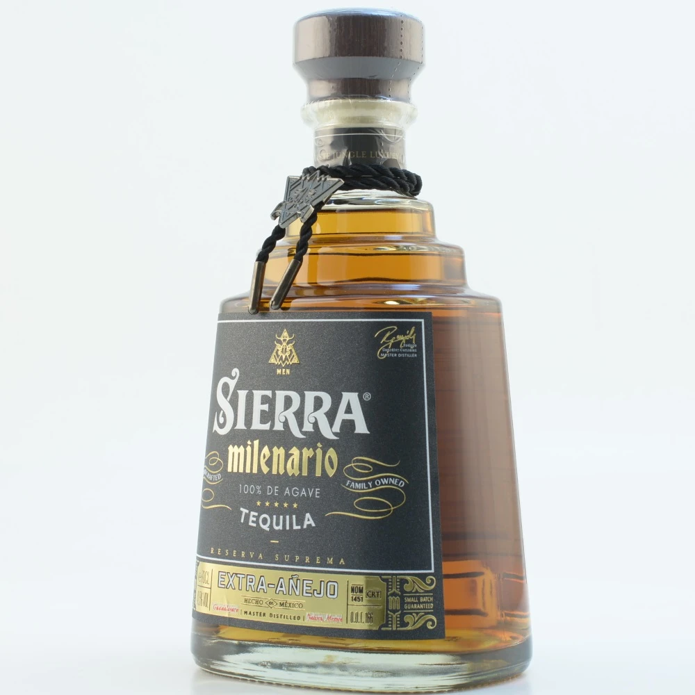 Sierra Milenario Tequila Extra Anejo 41,5% 0,7l 2 Sierra Milenario Tequila Extra Anejo 41,5% 0,7l – Bild 2