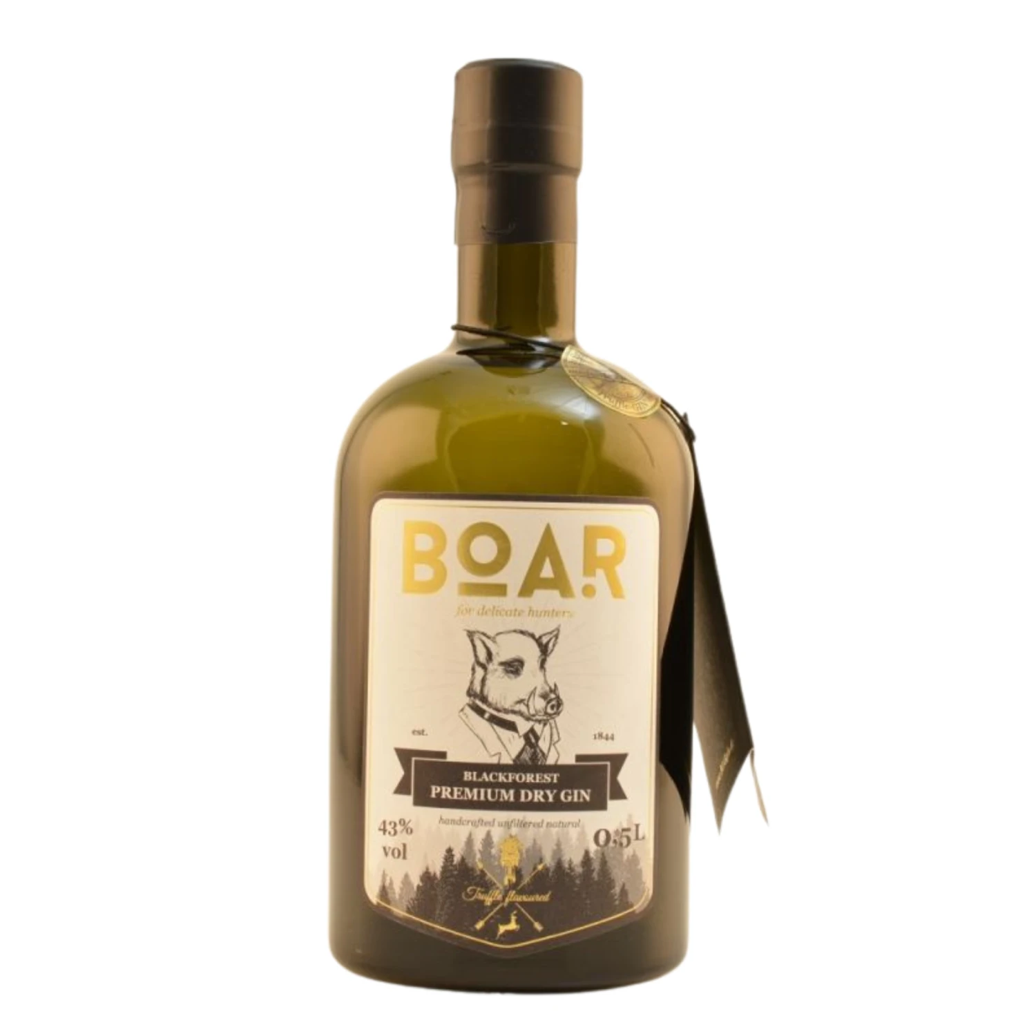 BOAR Premium Dry Trüffel Gin 43% 0,5l 1 BOAR Premium Dry Trüffel Gin 43% 0,5l