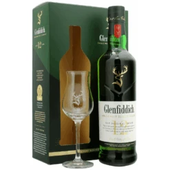 Glenfiddich 12 Jahre Speyside Whisky 40% 0,7l + Glas