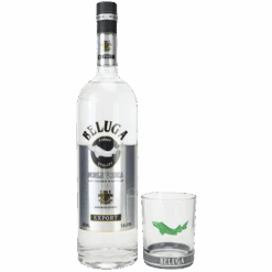 Beluga Noble Vodka 40% 1,0l + High Ball Glas