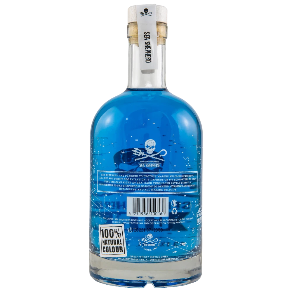 Sea Shepherd Blue Ocean Edition Gin 43,1% 0,7l 2 Sea Shepherd Blue Ocean Edition Gin 43,1% 0,7l – Bild 2