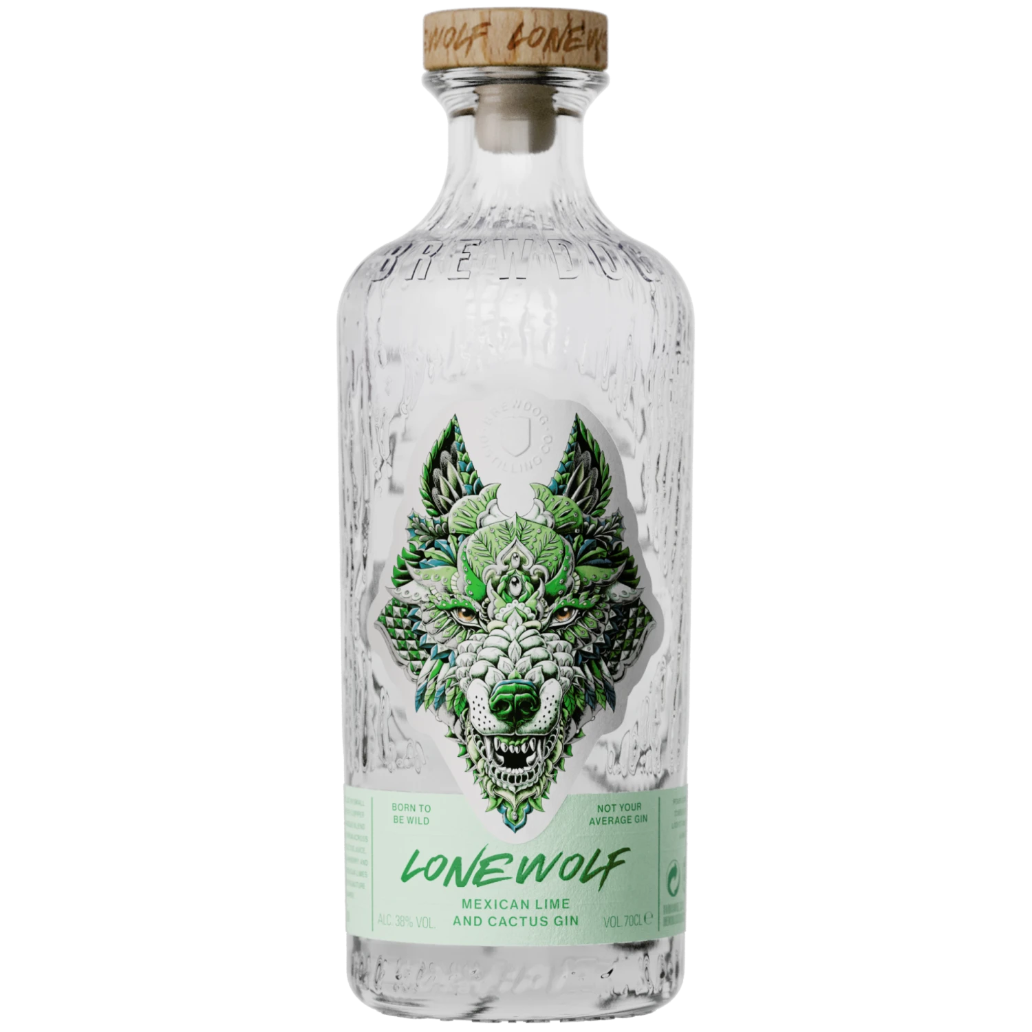 LoneWolf Mexican Lime Gin 38% 0,7l
