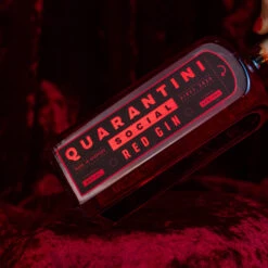Quarantini Red Edition Gin 42% 0,5l -Hochwertige Spirituosenläden dsc07677
