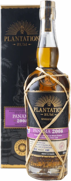 Plantation Rum Single Cask Panama 2008 White Pineau De Charentes Wine Cask Finish 46,4% 0,7l