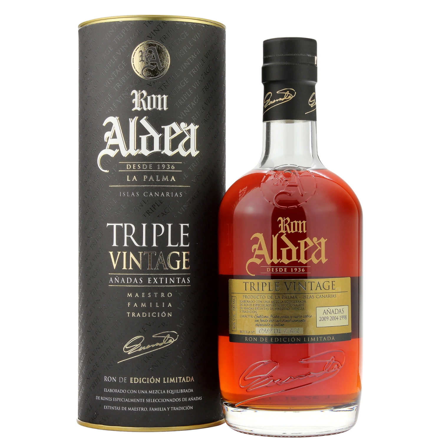 Ron Aldea Triple Edicion Limitada 46% 0,7l 1 Ron Aldea Triple Edicion Limitada 46% 0,7l