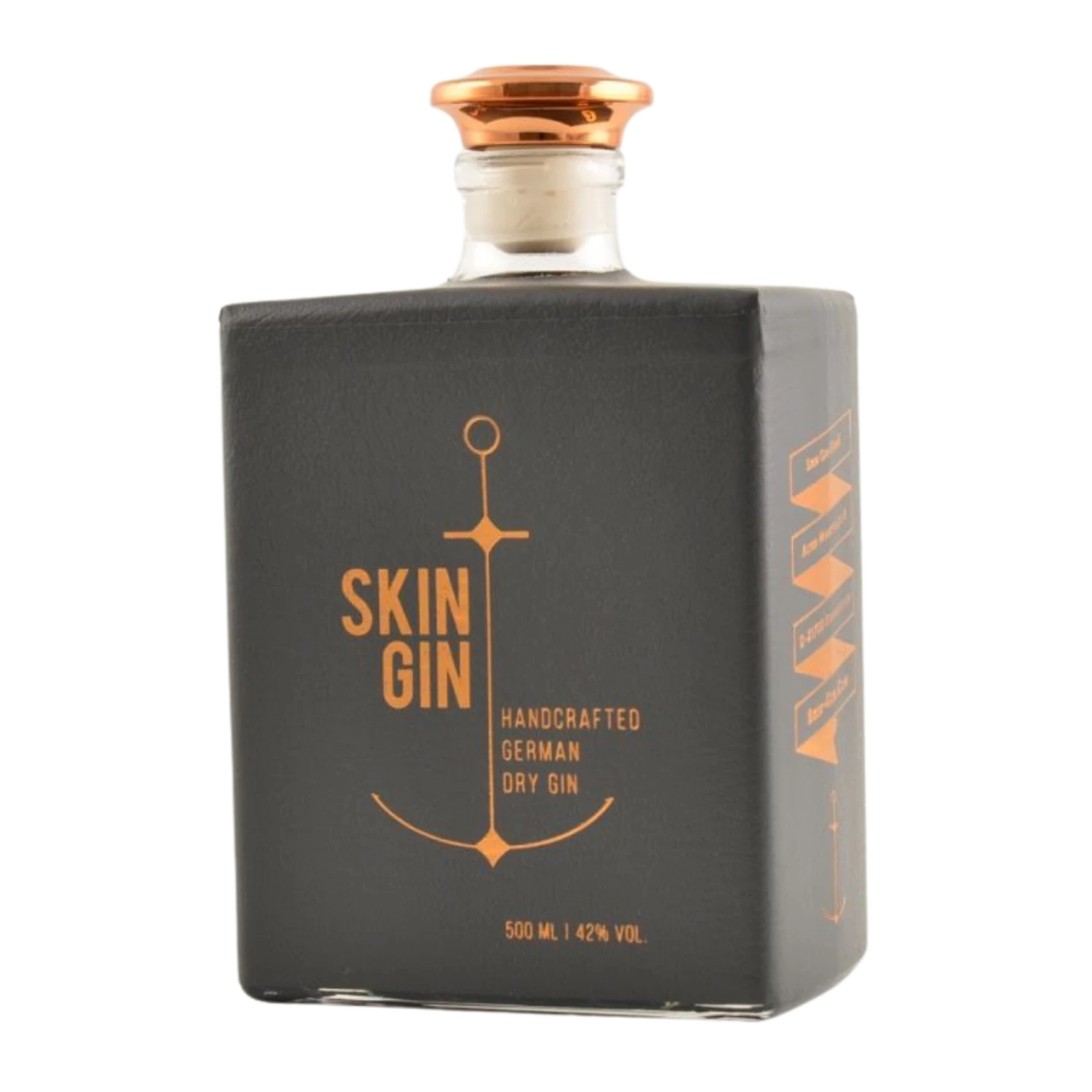 Skin Gin - Anthrazit Skin 42% 0,5l 1 Skin Gin - Anthrazit Skin 42% 0,5l