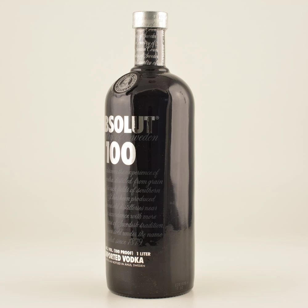 Absolut Vodka 100 Black 50% 1,0l 3 Absolut Vodka 100 Black 50% 1,0l – Bild 3