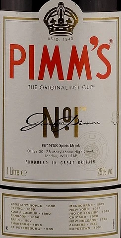 Pimms Nr. 1 Gin Kräuter Likör 25% 1,0l 3 Pimms Nr. 1 Gin Kräuter Likör 25% 1,0l – Bild 3